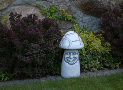 Garden Decoration Mushroom Patio Stone Figures Decor Figure Nature Statue